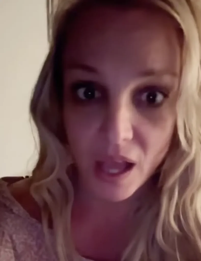 Britney Spears claimed she was only five years old in a recent Instagram video.